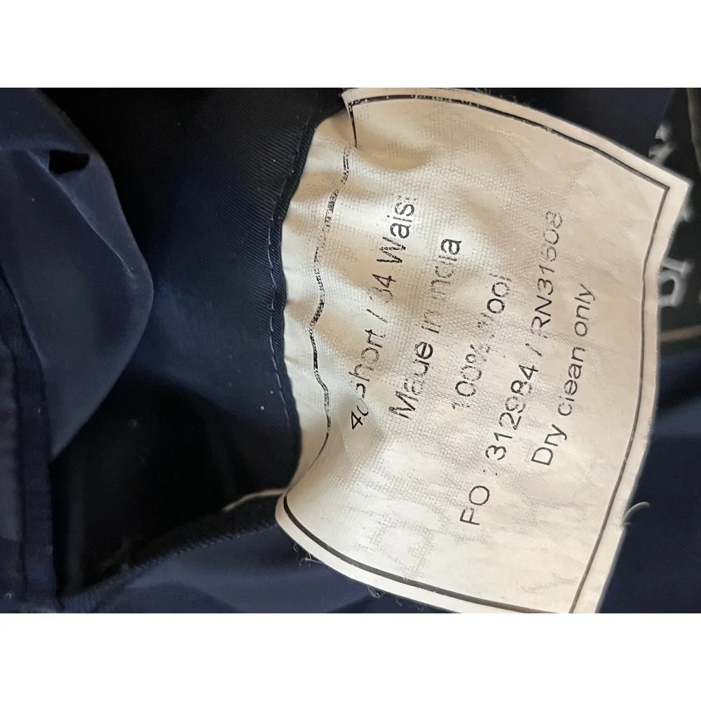 JOS A BANK TRAVELER Mens Wool Blazer Sport Coat Navy Blue‎ Plaid Size 40S